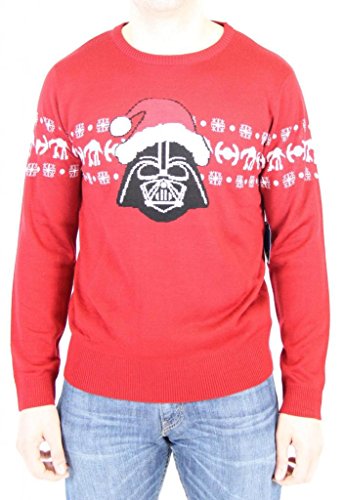 Star Wars Santa Hat Vader Adult Red Ugly Christmas Sweater