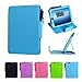 i-UniK E Fun 2013 Nextbook Premium 8HD Multi-Angle Slim Protection Case/Cover Dual Core with Google Play [NOT FIT 2014 Nextbook 7.85 / Nextbook 8] - (Light Blue)