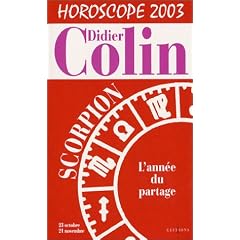 Horoscope 2003 : Scorpion
