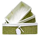 Decorative Living Seagrass Nesting Baskets, Set of 3