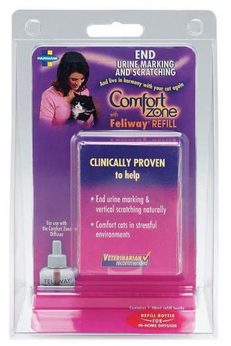 Buy Now at Amazon.com: Farnam Comfort Zone Feliway 48-Milliliter Refill Bottle