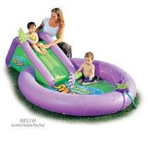 Gazillion bubble sprinkler play pool