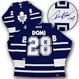 Tie Domi Toronto Maple Leafs Autographed/Hand Signed Hockey Jersey