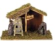 Wood Nativity Stable - 15.5"(Length)x8.5"(Height)