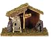 Wood Nativity Stable - 15.5"(Length)x8.5"(Height)