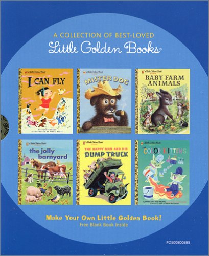 A Collection of Best-Loved Little Golden Books: I Can Fly, Mister Dog, Baby Farm Animals, The Jolly Barnyard, The Happy Man and His Dump Truck, and The Color Kittens under The Toys Store