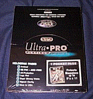 Pages 1 Pocket 8x10 Photo Size Platinum ( 100 count box )
