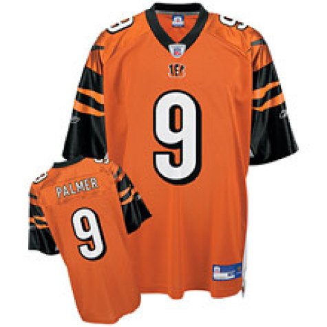 Men`s Cincinnati Bengals #9 Carson Palmer Alternate Replica Jersey - L