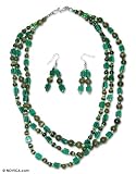 Bead jewelry set, 'Eternal Life' 0.4 W 18.9 L