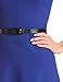 Anne Klein Women's Cap-Sleeve Solid Dress