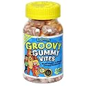 L'il Critters Groovy Gummy Vites Multi-Vitamin & Mineral, Swirly Bears, 70-Count Bottles (Pack of 4)