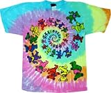 Greatful Dead Spiral Bear Tie Dye T-Shirt #19