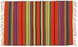100% Cotton Flat Weave Rug Striped 2 X 3