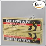 6pk   Derman   Antifungal Cream   .88oz