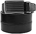 SlideBelts Men's Bar Striped Gunmetal Leather Belt - Custom Fit