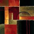 Cinnamon & Ochre II Canvas Art by Beverly Palmer - 18x18"