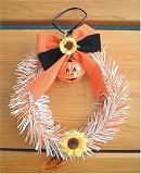 パンプキン リース 6"   Pumpkin Wreath 802321