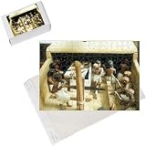 Jigsaw Puzzles of Carpenters in a workshop, model figures from an Ancient Egyptian tomb from Heritage-Images