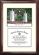 Emory University Scholar Scholar Mahogany Framed Lithograph w/Diploma Opening