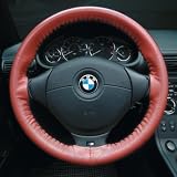 Black - Wheelskins Geninue Leather Steering Wheel Cover - Buick Skylark 1980 - 1987 by Wheelskins