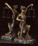 Executive Lawyer Gift Kneeling Lady Justice Bookends