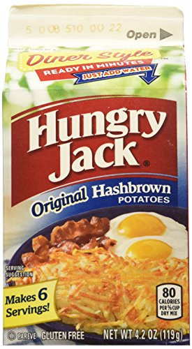 Hungry Jack Premium Hashbrowns, 4.2-Ounce (Pack of 9)