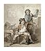 A Brace of Blackguards by Thomas Rowlandson. Size 18.76 inches width by 22.01 inches height. High Quality Art Poster Print