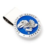 Pewter Kansas University Jayhawks Money Clip