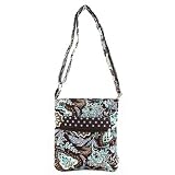 Belvah Quilted Floral Bucket Handbag