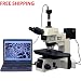 AmScope Darkfield Polarizing Metallurgical Microscope with 5MP Digital Camera