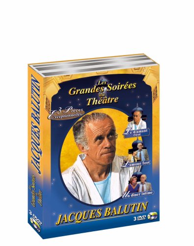 Coffret jacques balutin : l'amour foot ; un diner intime ; le diamant rose [Edizione: Francia]
