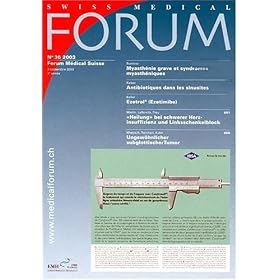 Click here to buy Swiss Medical Forum by .