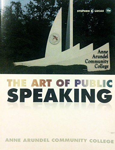 the art of public speaking anne arundel community college