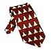 TUX the PENGUIN SILK RED Necktie (Red/Maroon)