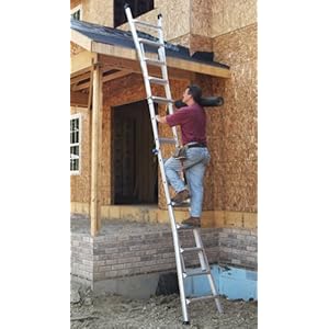 Werner MT-22 300-Pound Duty Rating Telescoping Multi-Ladder, 22-Foot