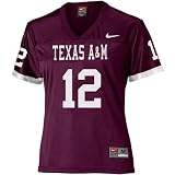 Nike Texas A&M Aggies #12 Maroon Ladies Replica Jersey
