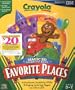 Crayola Magic 3-D Coloring Book Favorite Places