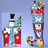 9 Sparkle Bright Stocking Frame Christmas Ornament