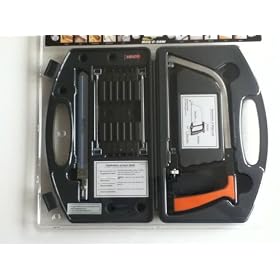 Multi Purpose Magic Saw. Includes carry case and assorted cutting blades