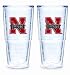 Tervis Tumbler University of Nebraska 24-Ounce Double Wall Insulated Tumbler, Set of 2