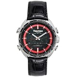 Triumph Motorcycles Men's Chronograph Black Dial Leather Watch #3021-01