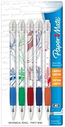 Paper Mate Expressions 0.7mm Mechanical Pencils, 5 Pack(61409)