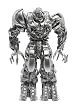 Transformers Revenge of the Fallen Keychain Megatron