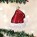 Old World Christmas Ornaments Santa Hat Glass Blown Ornaments for Christmas Tree