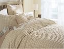Park B. Smith Retro Check King Duvet, Natural