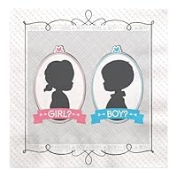 Gender Reveal Luncheon Napkin