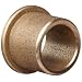 Bunting Bearings EF070908 7/16" Bore x 9/16" OD x 1/2" Length 11/16" Flange OD x 1/16" Flange Thickness Powdered Metal SAE 841 Flanged Bearings