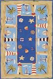 Lighthouse Adventure DuraCord Outdoor Rug (size 8x10)