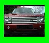 LAND ROVER RANGE ROVER HSE 2003-2010 CHROME GRILLE GRILL KIT 03 04 05 06 07 08 09 10 2003 2004 2005 2006 2007 2008 2009 SUPERCHARGED SC