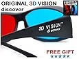 3D Glasses Direct-3D Glasses - Nvidia 3D Vision Ultimate Anaglyph 3D Glasses - Made To Fit Over Prescription Glasses